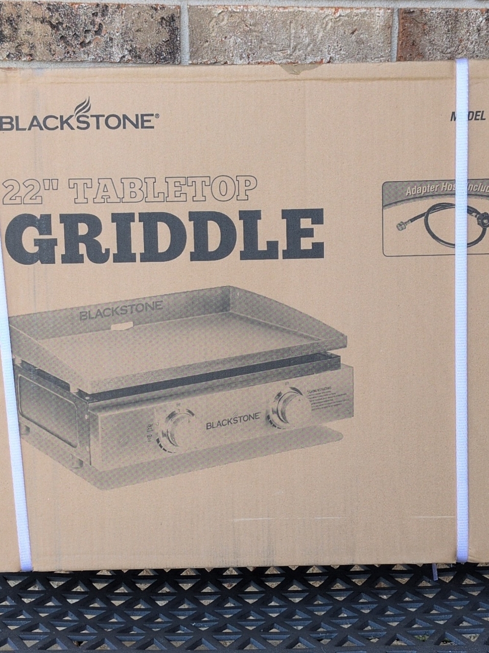 1 Blackstone 22" Tabletop Griddle - Stainless Steel Finish